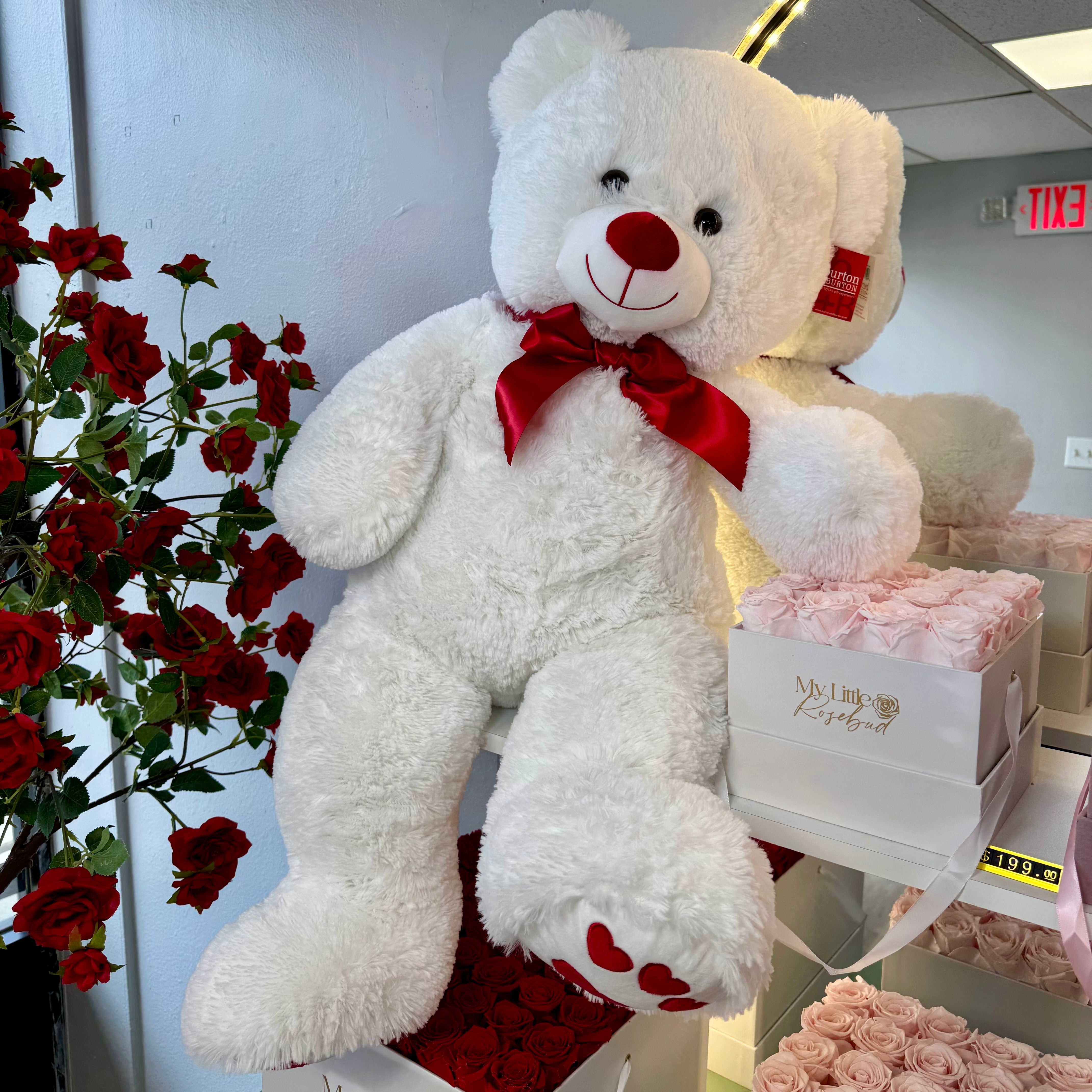 35” Heart Paw Teddy Bear