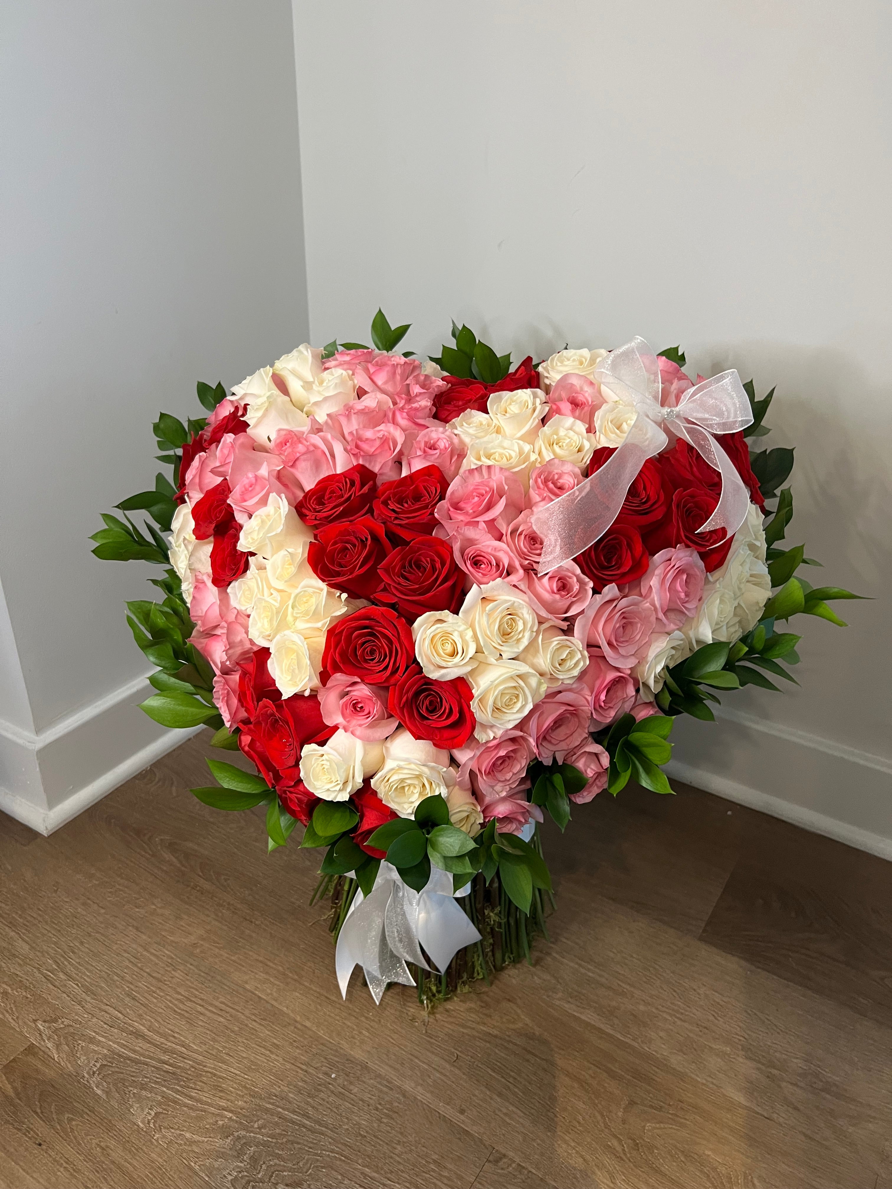 Standing Heart Bouquet