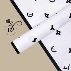 Luxury L Floral Wrapping Paper